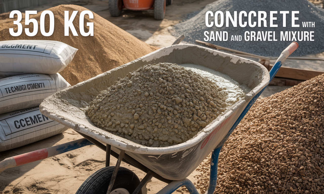 découvrez le guide complet pour le dosage du béton 350 kg avec mélange sable et gravier, incluant les proportions précises par sac et par m3 pour des constructions solides et durables.