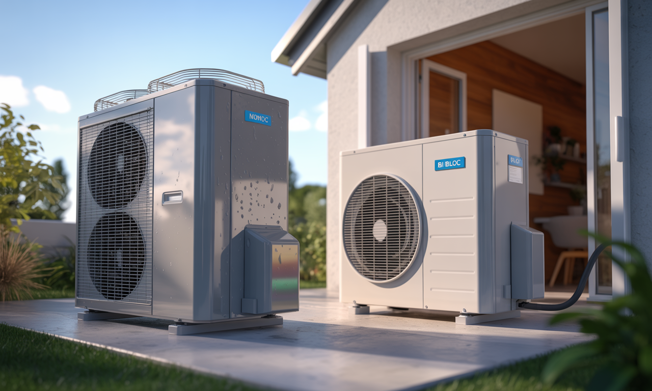 découvrez notre guide comparatif pour choisir entre une pompe à chaleur monobloc et bi-bloc, et faites le meilleur choix pour votre confort et vos économies d'énergie.