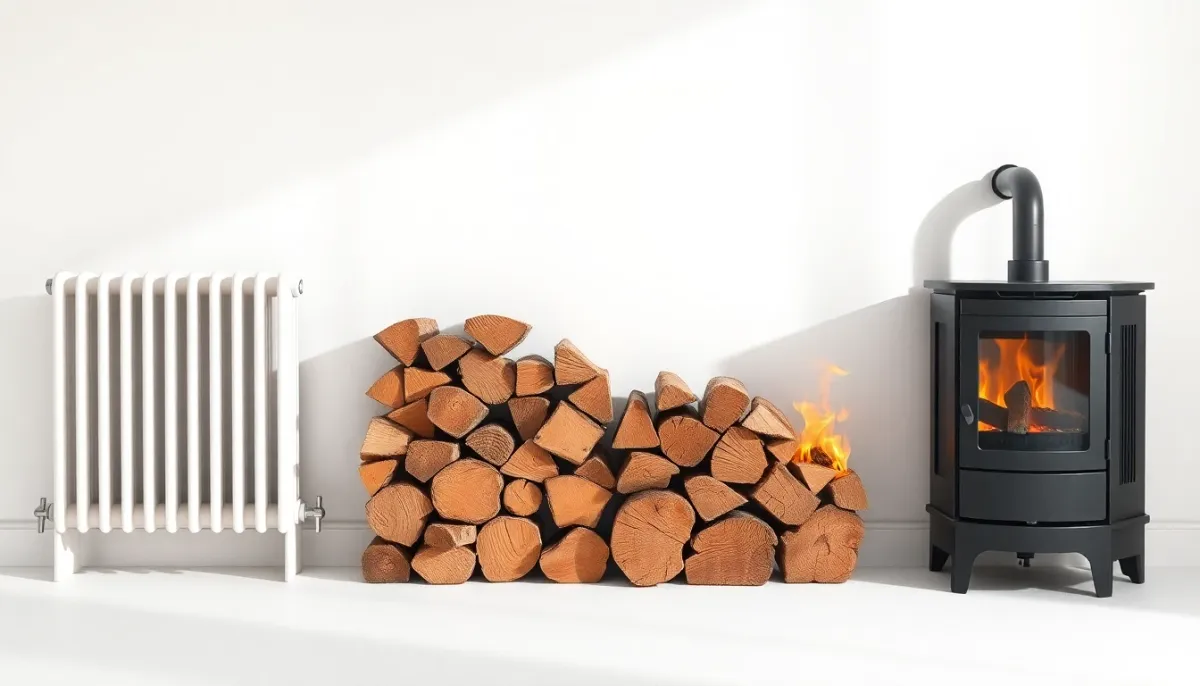 Comparaison visuelle entre différents systèmes de chauffage et alternatives