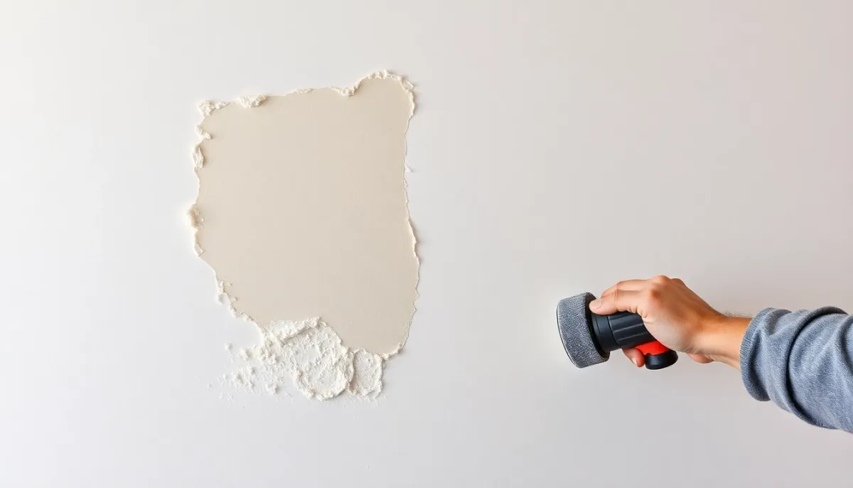 Réparation et finition du placo après retrait des plinthes