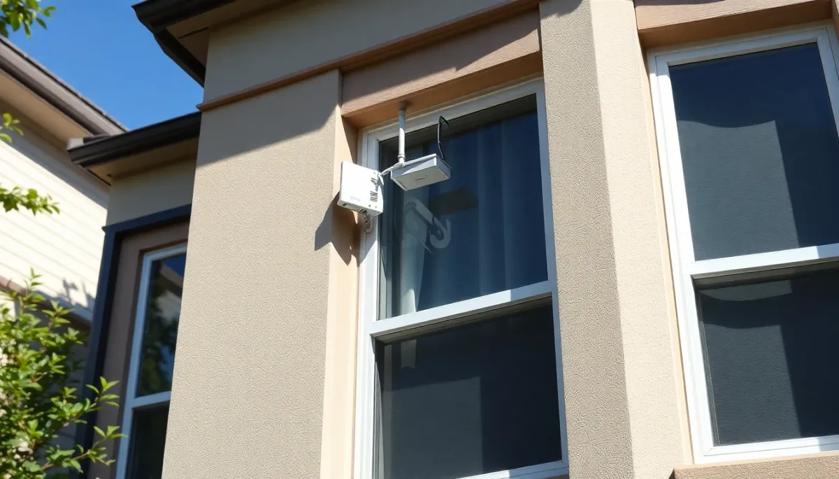 Installation non-conforme avec sortie ventouse trop proche des fenêtres et propriété voisine