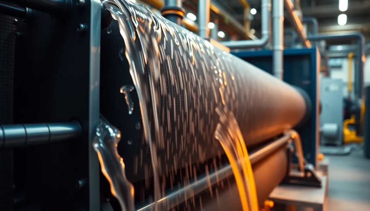 Échangeur thermique haute performance avec circulation du fluide caloporteur en boucle fermée