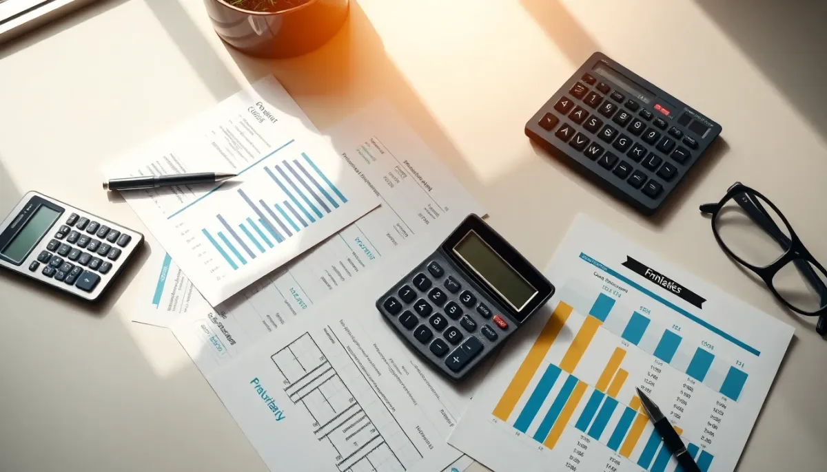 Documents de budget et d'analyse financière pour évaluer le coût d'installation d'une pompe à chaleur
