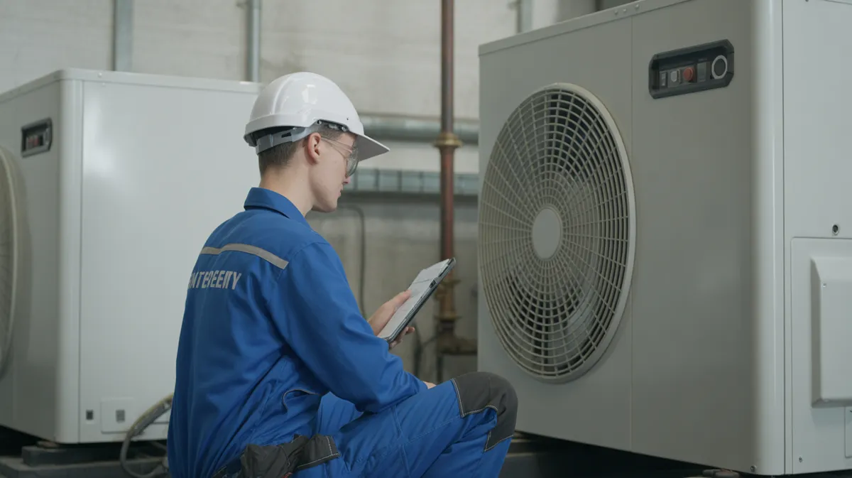 Entretien et maintenance d'une pompe à chaleur par un technicien qualifié, fiabilité et durabilité