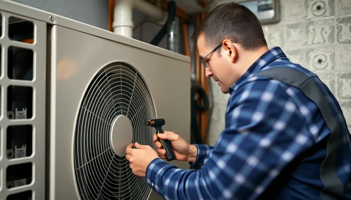 Installation professionnelle d'une pompe à chaleur par un installateur RGE