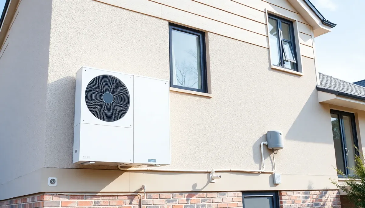 Installation d'un poêle avec système de prise d'air externe en maison performante RE2020