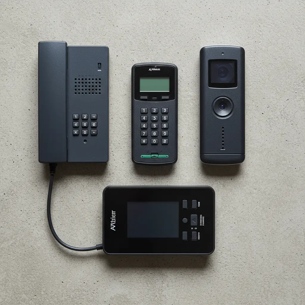 Comparaison de trois types d'interphones : analogique filaire, sans fil et IP connecté