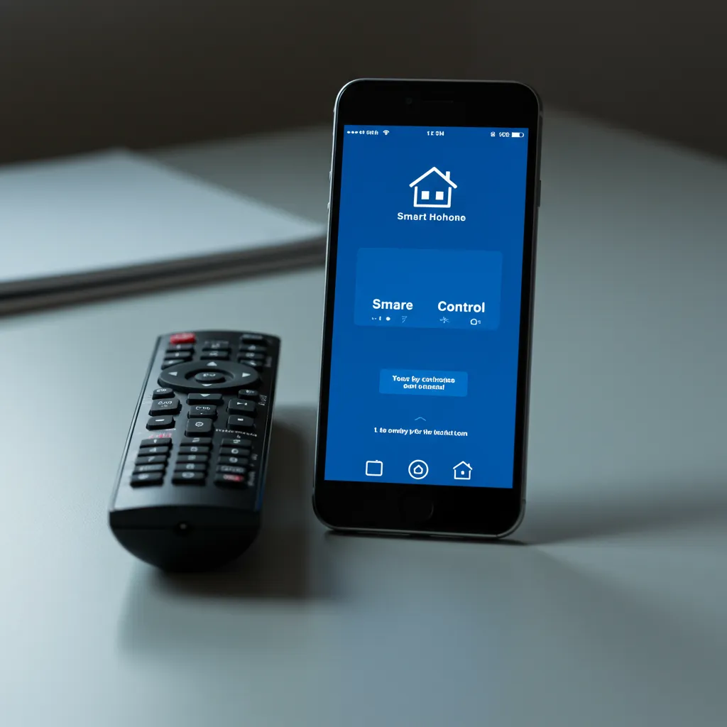 Télécommande universelle et smartphone avec application de contrôle TV comme alternatives de remplacement à une télécommande Samsung défaillante