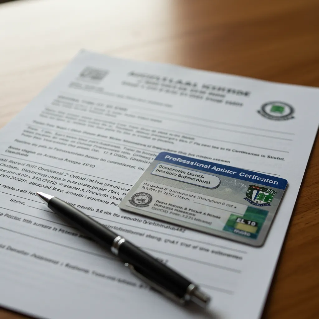 Carnet de licence phytosanitaire professionnelle espagnole requis pour acheter du glyphosate concentré en Espagne