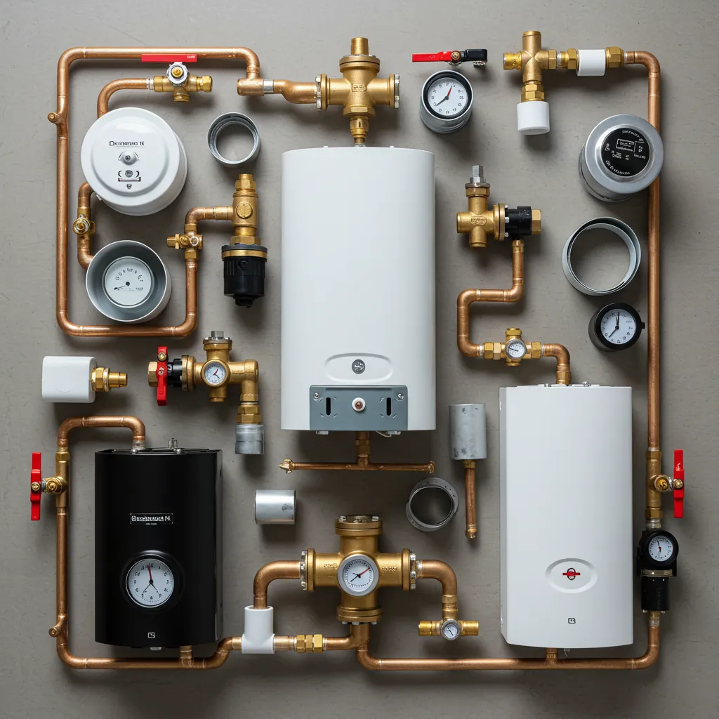 Composants et équipements de systèmes de chauffage gaz et fioul