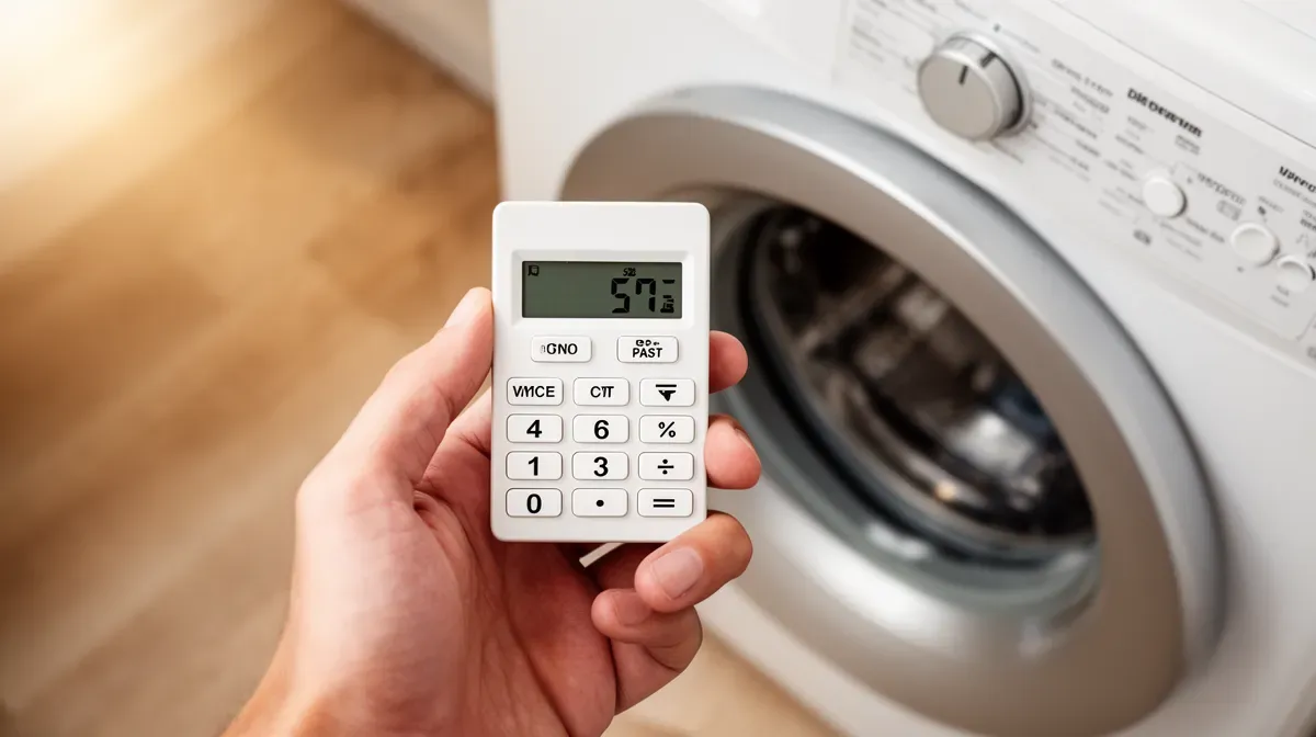 Calcul du coût d'usage et de la durabilité d'un lave-linge au quotidien